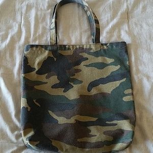 J Crew Camo Tote